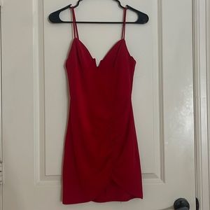 red homecoming dress